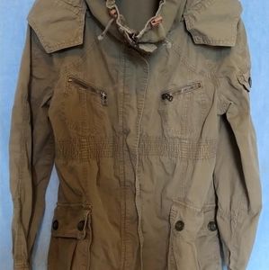 Zara Trafaluc woman's olive utility jacket